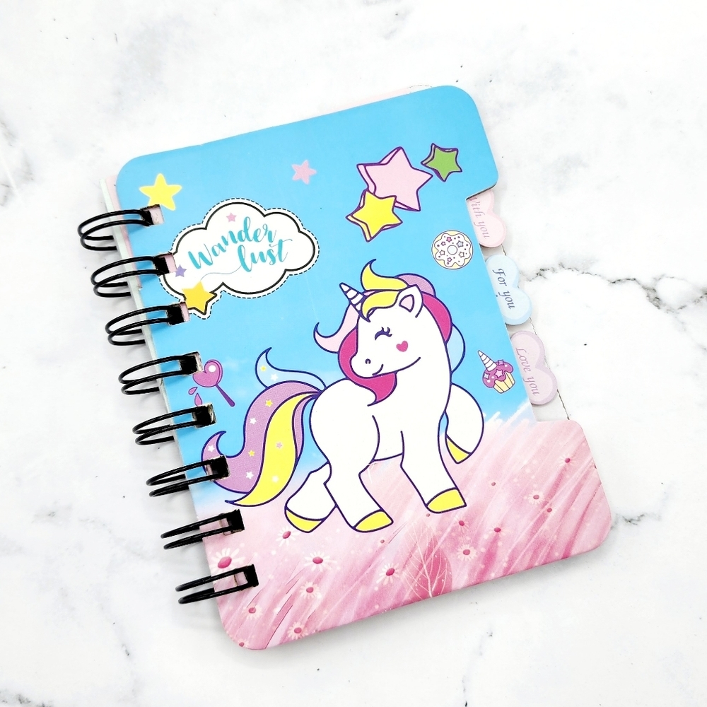 💕3/$15💕 Mini Unicorn Spiral Notebook - Picture 3 of 8